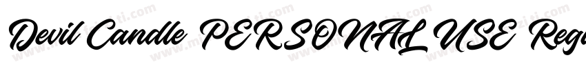 Devil Candle PERSONAL USE Regula字体转换
